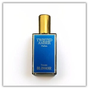Gedraaid amber | Geconcentreerd mannelijk parfum | Clean citrus + witte amber + metallic kruiden | Langdurig handgemaakt parfum | 25 ml
