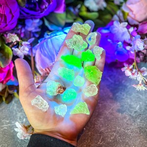 Hyalite Opal, also known as Kryptonite, Water Opal, Water Stone, Fluorescent Minerals