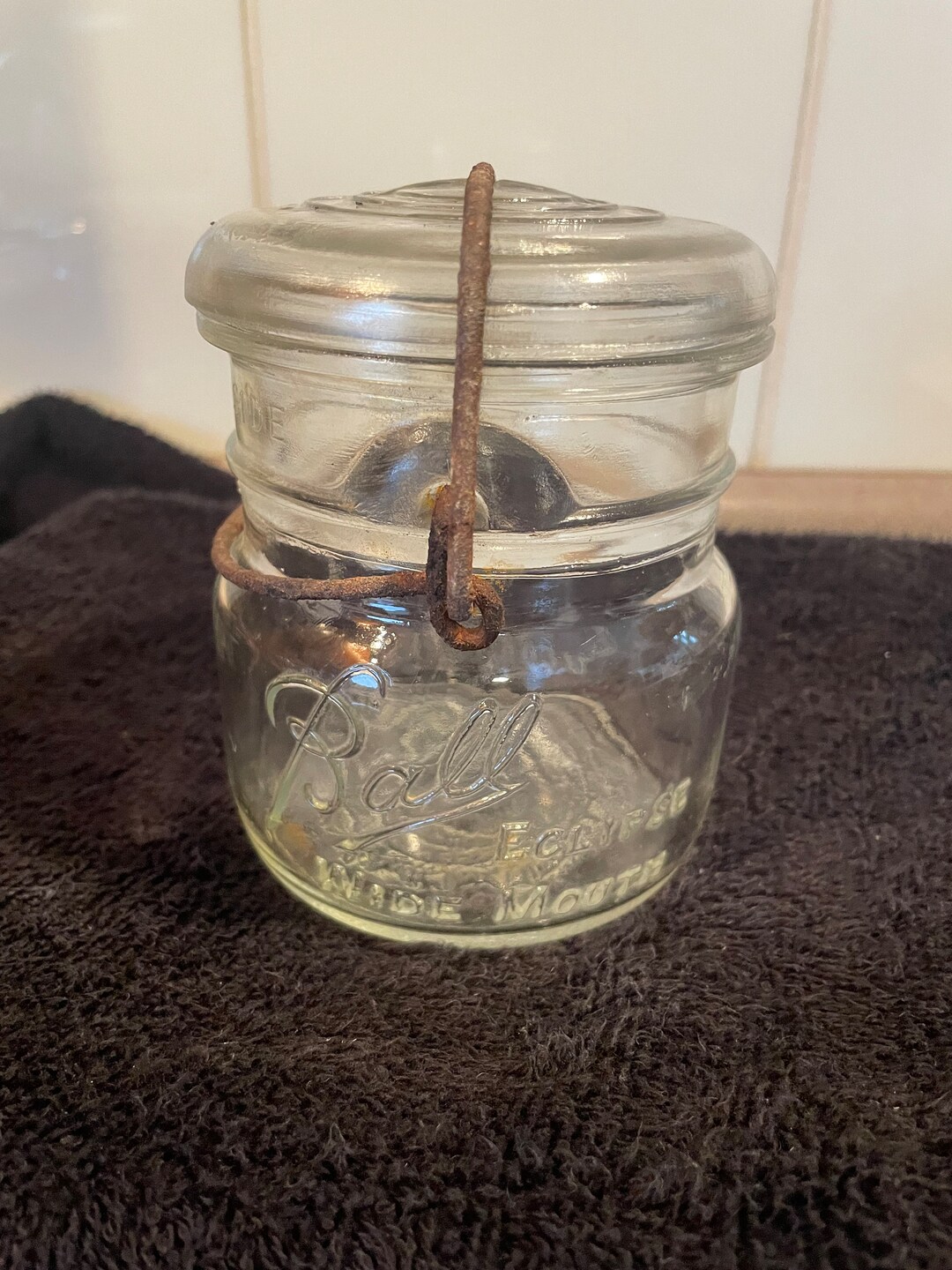 Vintage Ball Eclipse Wide Mouth Mason Jar/original Etsy