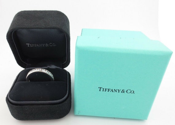Tiffany & Co. Platinum 3.9mm 0.81ct Diamond Etern… - image 8