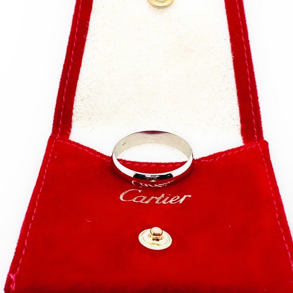 Cartier Platinum 5mm Classic Wide Dome '1895' Wedding Band Ring