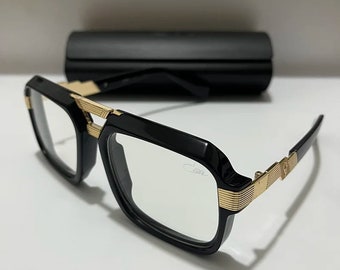 Vintage Cazal Brillen Frame Mod669 Zwart & Goud Frame Mannen Brillen, Verjaardagscadeau, Cadeau voor man, Cadeau voor hem, Vadercadeau