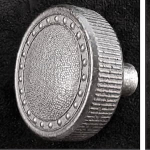 Pair of Antique Hemacite Doorknobs Westlake Design by Dibble 1887 Architectural Salvage