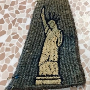 Original WWI U.S. Army 77th Infantry Statue of Liberty Patch