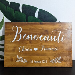 Cartello di Benvenuto per Matrimoni immagine 7