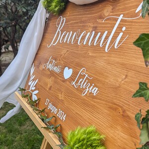 Cartello di Benvenuto per Matrimoni immagine 6