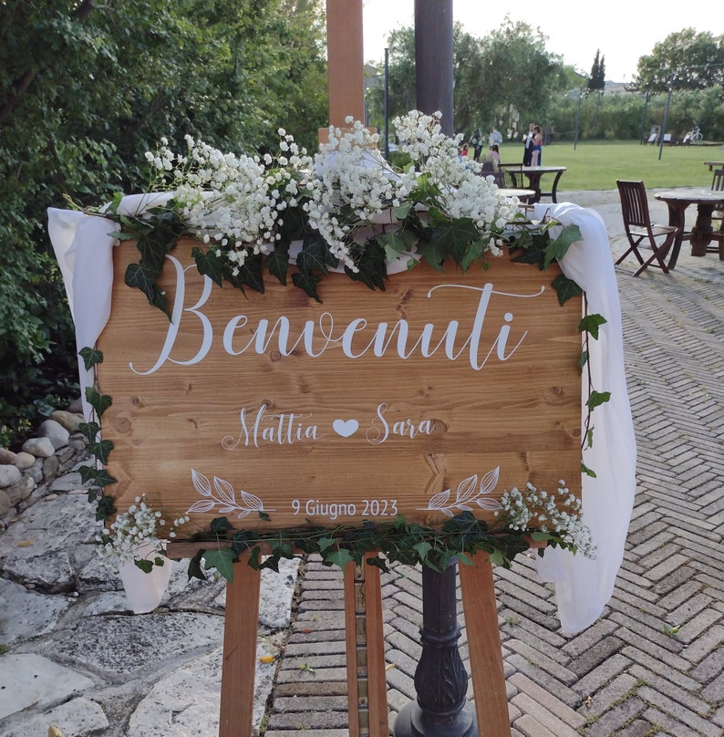 Cartello di Benvenuto per Matrimoni immagine 3