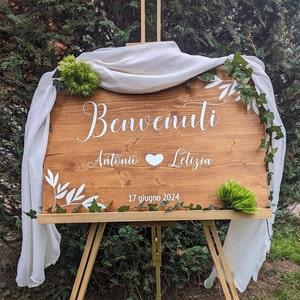 Cartello di Benvenuto per Matrimoni immagine 4