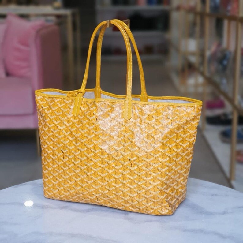 Goyard Like Tote Bag School Tote Bag Work Tote Spacious Etsy