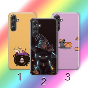 Halloween 9 Phone Case Cover For Samsung A13 A14 A15 A16 A25 A26 A33 A34 A35 A36 A53 A54 A55 A56 A72 A73 + More Models Spooky Trick Or Treat
