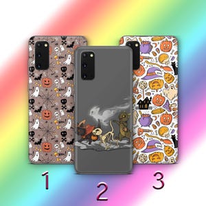 Halloween 8 Phone Case Cover For Samsung Galaxy S20 S21 S22 S23 S24 FE S25 Plus Ultra Models Spooky Trick Treat Pumpkin Skeleton 31 October