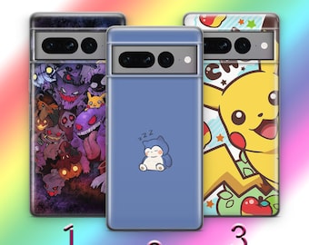 Pikachu 2 Phone Case Cover For Google Pixel 6 6A 7 7A 8 8A 9 9A Pro XL Models Animation Characters Japanese Cartoon Action Fighters Popular
