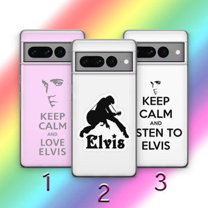 Elvis Presley K5 Handyhülle für Google Pixel 6 6A 7 7A 8 8A 9 9A Pro XL Modelle American Pop Rock Musik King Song Love Me Tender