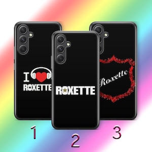 Roxette 3 Phone Case Cover For Samsung A13 A14 A15 A16 A25 A26 A33 A34 A35 A36 A53 A54 A55 A56 A72 A73 + More Modelss Swedish Pop Rock Duo