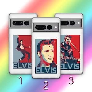 Elvis Presley K3 Handyhülle für Google Pixel 6 6A 7 7A 8 8A 9 9A Pro XL Modelle American Pop Rock Musik King Song Love Me Tender