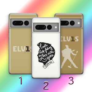 Elvis Presley K1 Handyhülle für Google Pixel 6 6A 7 7A 8 8A 9 9A Pro XL Modelle American Pop Rock Musik King Song Love Me Tender