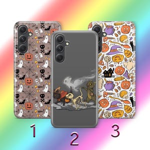 Halloween 8 Phone Case Cover For Samsung A13 A14 A15 A16 A25 A26 A33 A34 A35 A36 A53 A54 A55 A56 A72 A73 + More Models Spooky Trick Or Treat