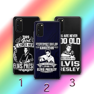 Elvis Presley K6 Phone Case Cover For MANY VARIOUS Samsung Galaxy Models American Pop Rock Music King Song Love Me Tender