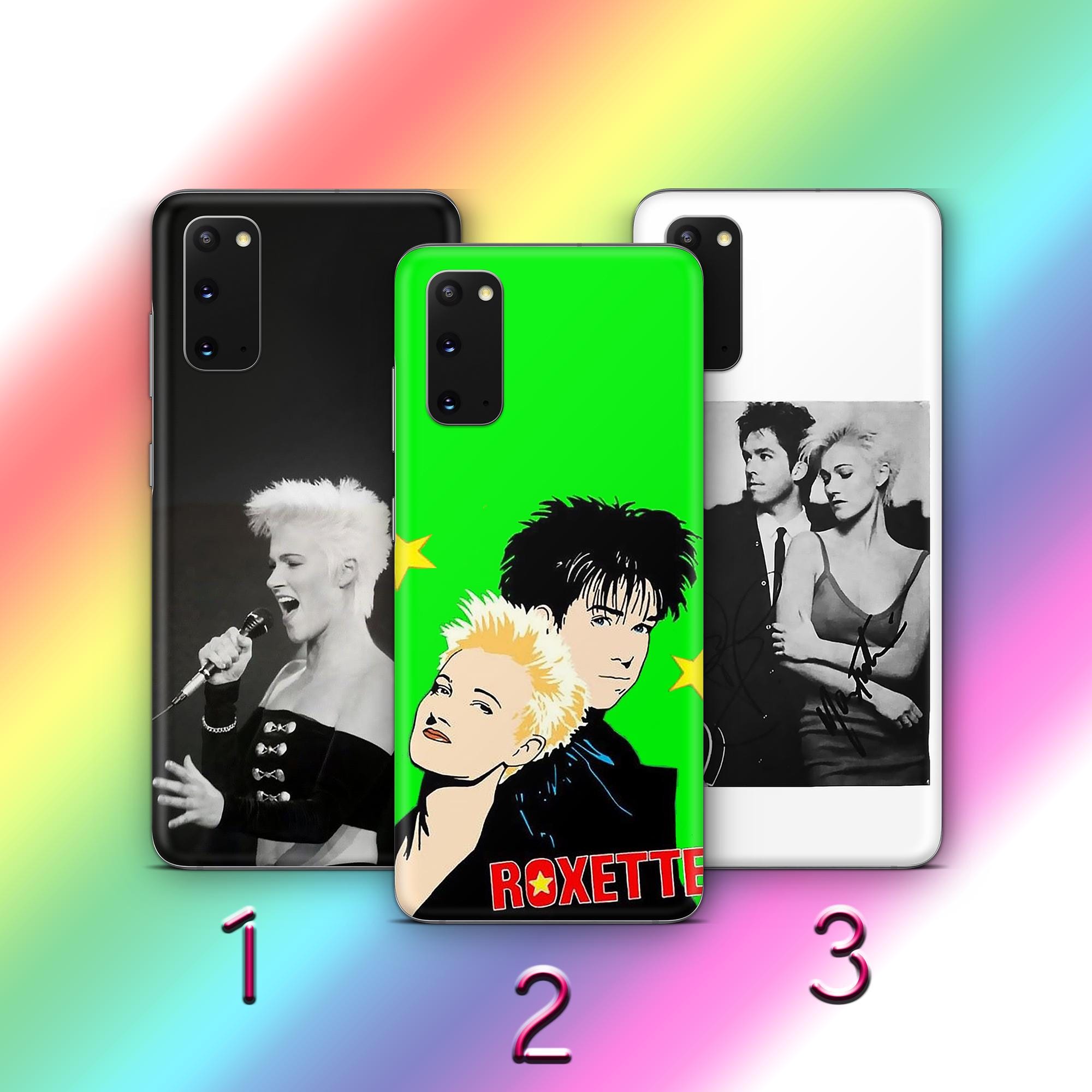 Roxette 8 Phone Case Cover For Samsung Galaxy S20 S21 S22 S23 S24 FE S25 Plus Ultra Models Swedish Pop Rock Duo Gun Marie Fredriksson Gessle