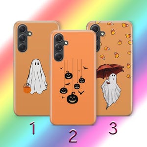 Halloween 2 Phone Case Cover For Samsung A13 A14 A15 A16 A25 A26 A33 A34 A35 A36 A53 A54 A55 A56 A72 A73 + More Models Spooky Trick Or Treat
