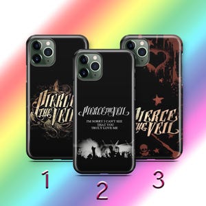 Pierce le voile 6 housse de téléphone pour Apple iPhone 11 12 13 14 15 16 modèles PRO PLuS MiNI MAX groupe de rock américain musique rock Vic Fuentes