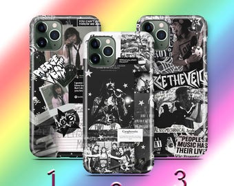 Pierce The Veil 2 Phone Case Cover For Apple iPhone 11 12 13 14 15 16 PRO PLuS MiNI MAX Models American Rock Band Rock Music Vic Fuentes
