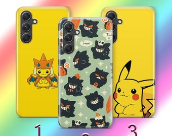 Pikachu 4 Phone Case Cover For Samsung A13 A14 A15 A16 A25 A26 A33 A34 A35 A36 A53 A54 A55 A56 A72 A73 + More Models Animation Characters