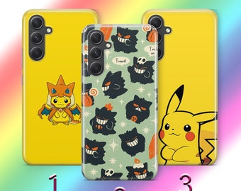 Pikachu 4 Telefon Fall Abdeckung für Samsung A12 A13 A14 A32 A33 A34 A52 A53 A54 A72 A73 A20 A30 A50 A70 A31 A51 A71 Modelle Animation Charaktere