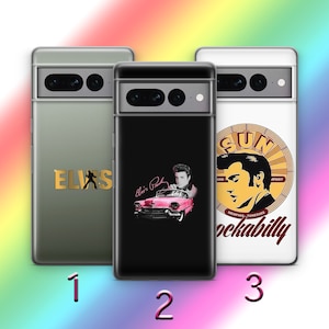 Elvis Presley K9 Handyhülle für Google Pixel 6 6A 7 7A 8 8A 9 9A Pro XL Modelle American Pop Rock Musik King Song Love Me Tender
