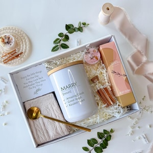Coffret cadeau de Noël bien pensé et paquet de soins personnels confortable pour elle, cadeau Work Bestie