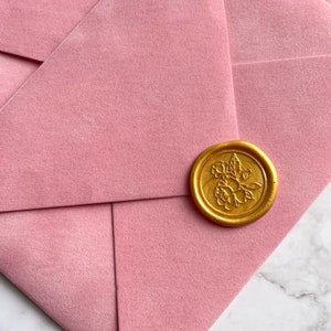 Velvet Envelopes, Pink Envelopes, Wedding Invitation Envelopes, Invitation Envelopes,  Envelopes 5.25" x 7.25", Custom size Envelopes