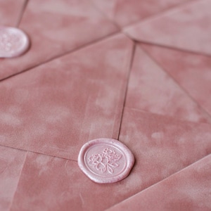 Samt Umschläge, Altrosa Umschläge, Hochzeitseinladung Umschläge, Blush Hochzeitsumschläge, Umschläge 5,25 "x7,25", Sondergröße Umschläge