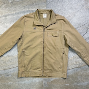 Adidas Vintage Jacket (M) Y2K Beige Track Jacket, Football World Cup 2006 Germany, Retro Sportswear, Soccer Zip-Up