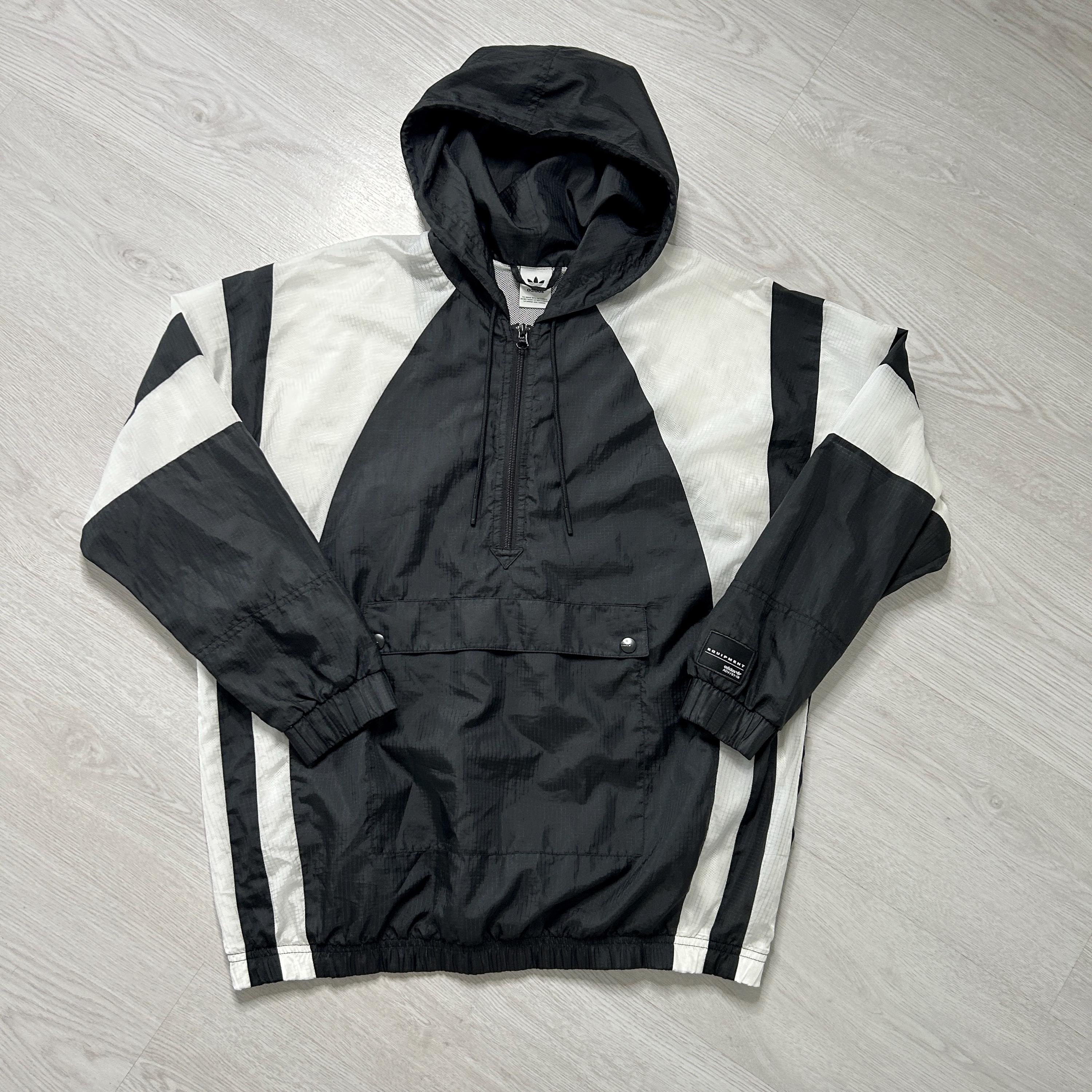 Adidas Equipment M Women s Sports Jacket Retro style Black white 80s 90s 00s Y2k Etsy