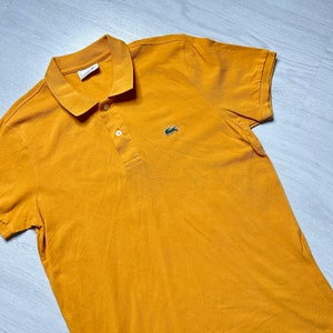 Lacoste L polo vintage rétro orange années 80 90 00 Y2k image 2