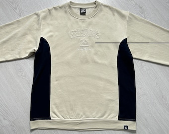 Quicksilver (XL) Sweat-shirt vintage homme sport skateboard surf - années 80 90 00 y2k