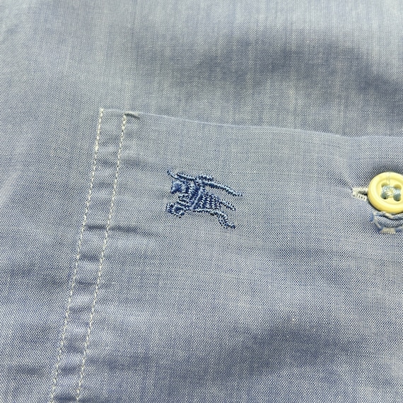 Burberry (XL) Men‘s vintage button-down summer sh… - image 5