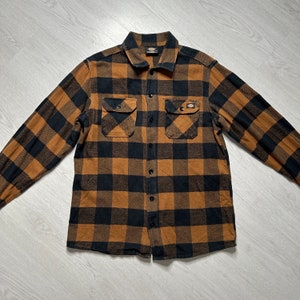 Dickies (L) Women's vintage checked shirt lumberjack - retro 80s 90s 00s Y2K