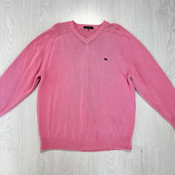 Burberry sweater mens pink clearance