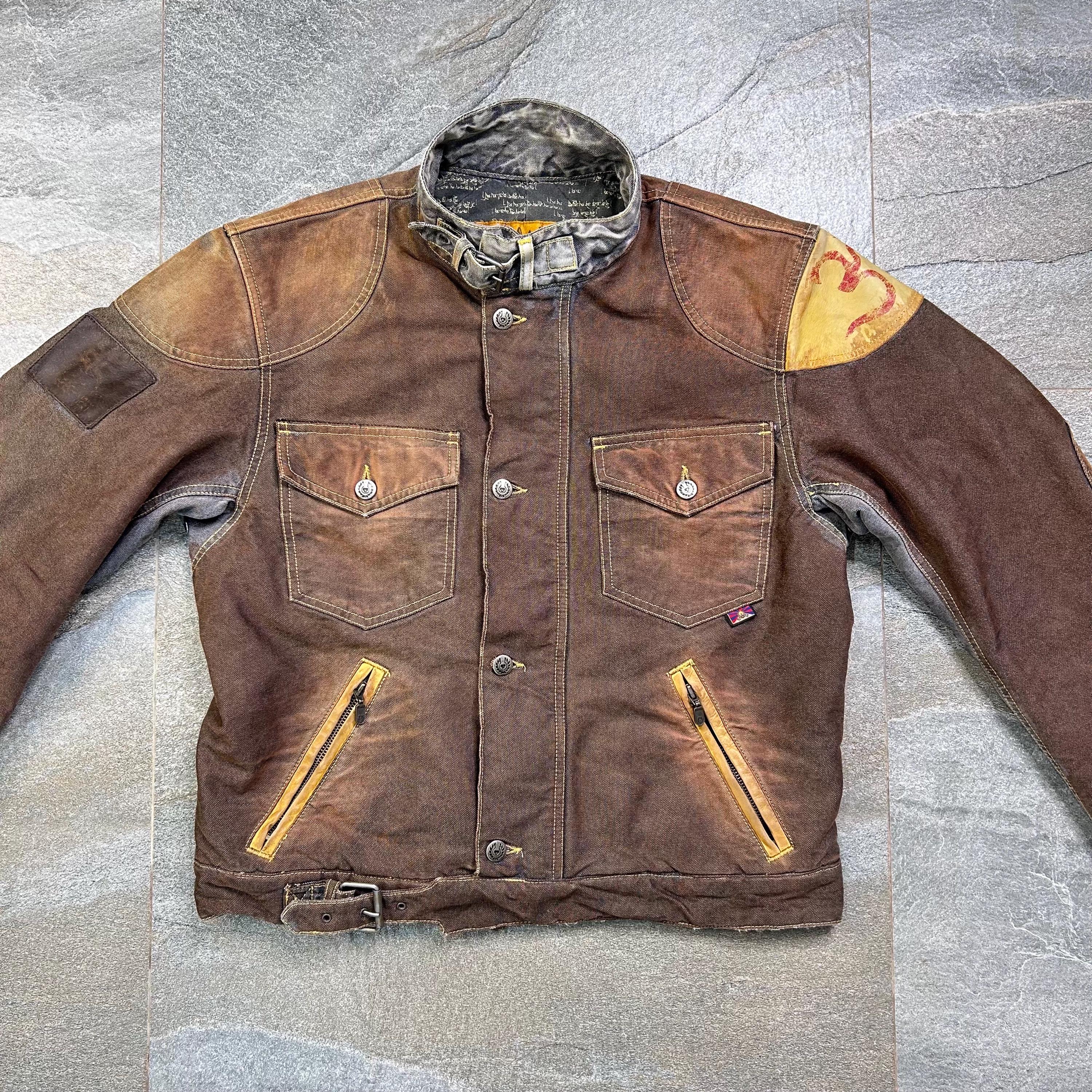 Belstaff Black Prince (L) Vintage Biker / Bomber Jacket - 2000s 