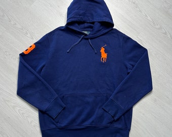 Blue and orange polo hoodie best sale