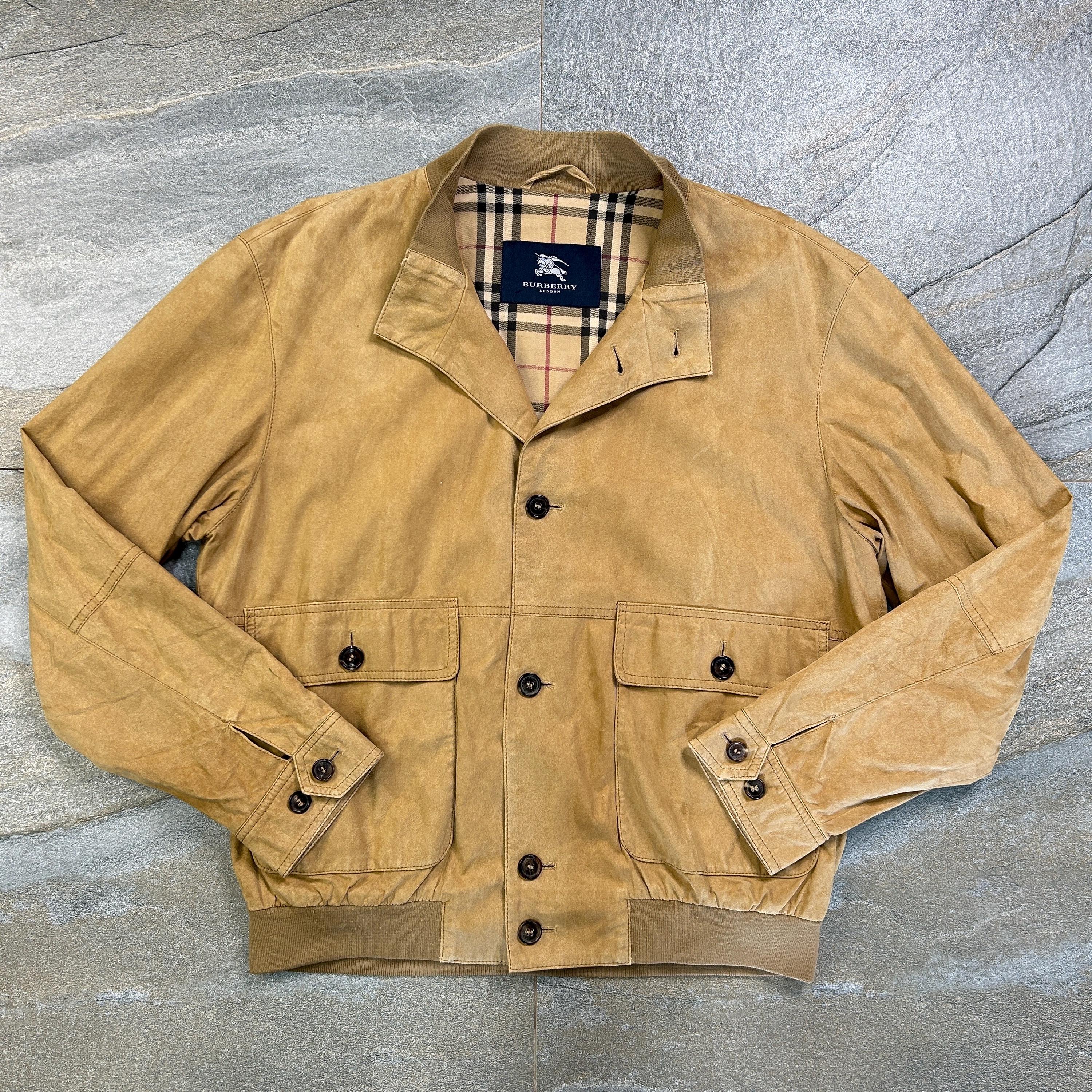 90s Burberry london Harrington jkt 一枚袖