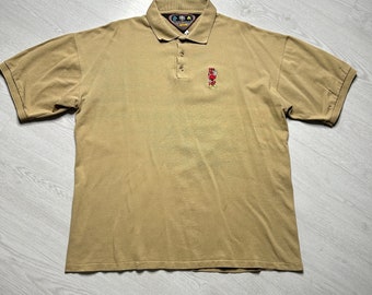 World Industries (L-XL) Men‘s vintage polo shirt skateboard brand tshirt devil flameboy 90s 00s y2k