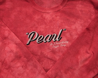 Pearl Inspired Cloud Tie-Dye Embroidered Sweatshirt