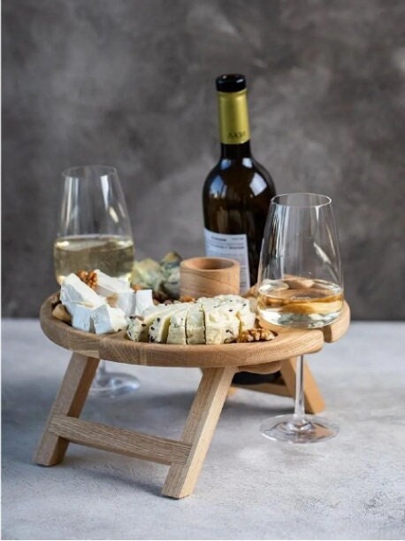 Portable Wine Table – Woodland Steelworks