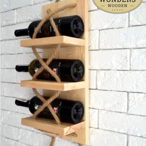 Wine rack, Wall mounted, Bar, Wine storage, Wine lover, Ledge, Wine shelves, Wine storage, Bar shelves, Wine Holder Organizer Bar Shelf