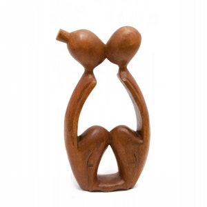 Wooden figurine Lovers, abstract sculpture, wood sculpture, wooden sculpture, family wooden sign, wooden people, figure sculpture, wooden