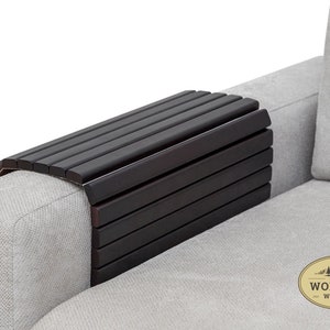 Sofa Arm Tray, Armest Tray, Tray for coffee table, Couch Table, Couch arm table, Folding End Table, Serving tray, Long ottoman tray, Tray