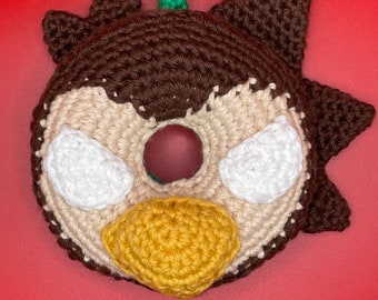 Goldbullet Bubby Crochet Donut - Handmade Holostars Mascot