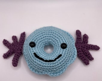 Wooper Pokemon Crochet Donut - Cute Custom Design